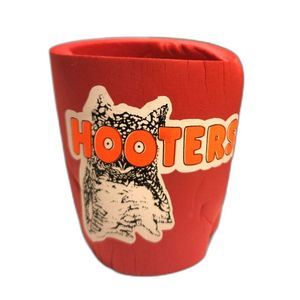 Hooters Red Vintage Owl Can Koozie Coozie